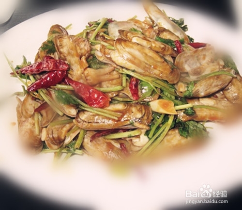 海鲜大餐：辣炒蛏子