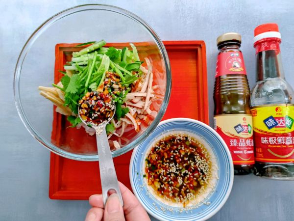 汁味香菜拌豆干