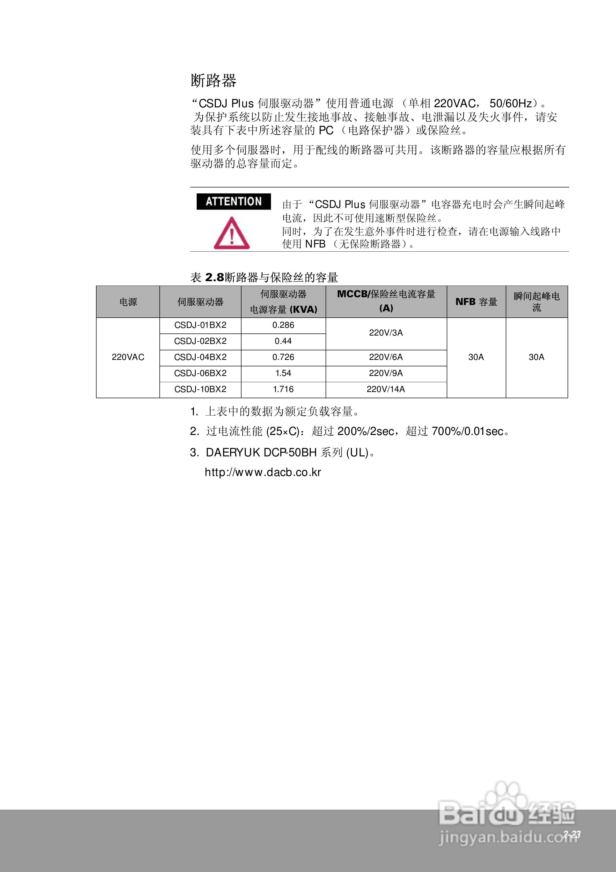 OEMax CSDJPlus伺服驱动器用户手册:[5]