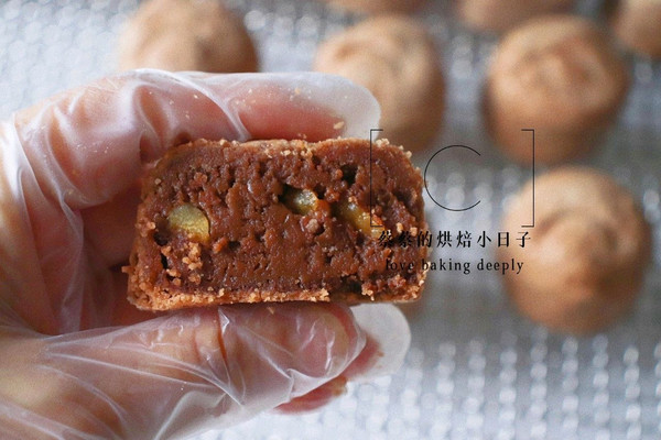 巧克力奶酪酥皮月饼