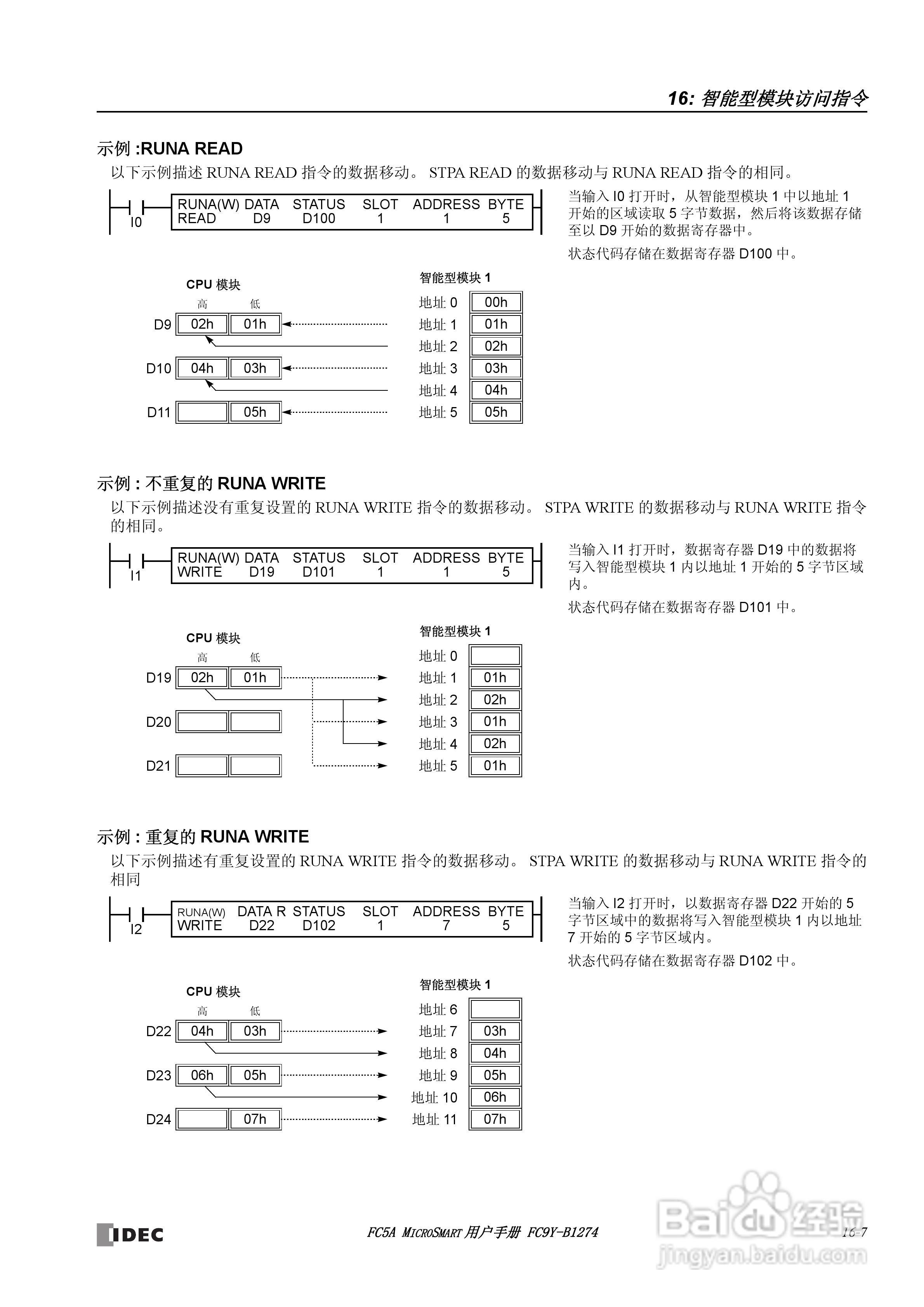 FC5A型可编程控制器_显示器使用说明书:[21]