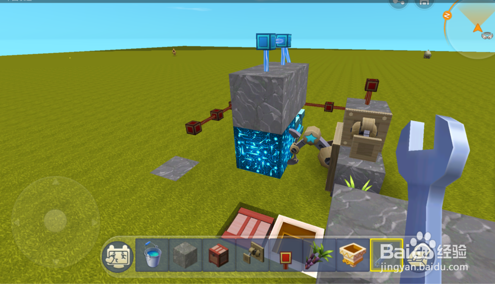 迷你世界中如何制作甘蔗自动收割机