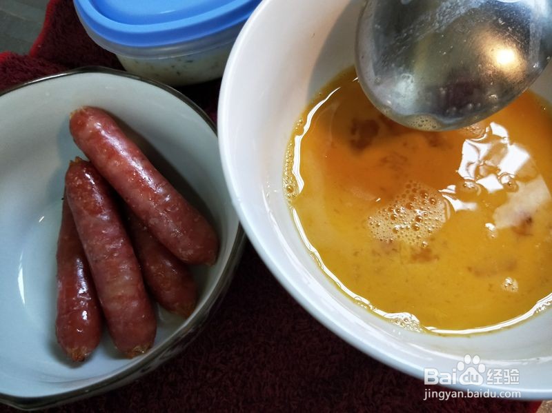 香肠玉子烧怎么做