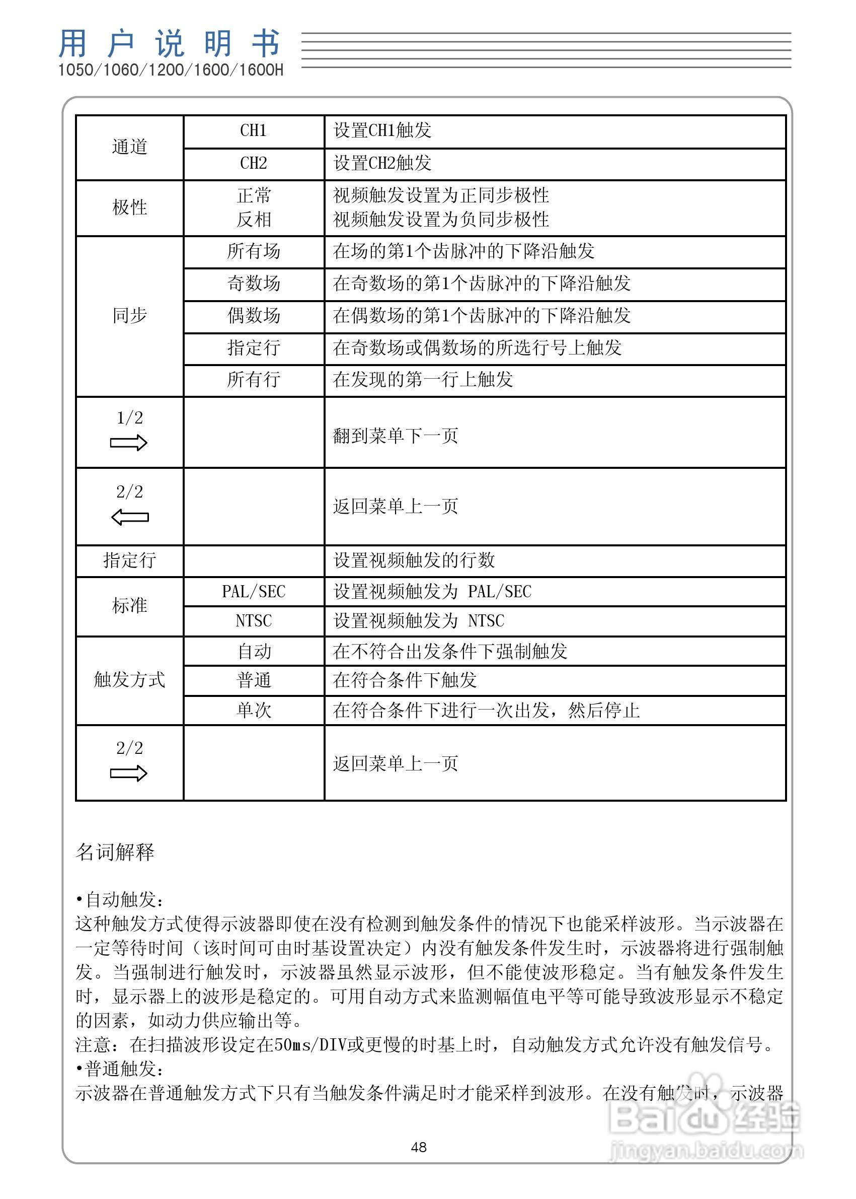 DSO1050型手持示波表/数字存储示波器/万用表使用说明:[5]