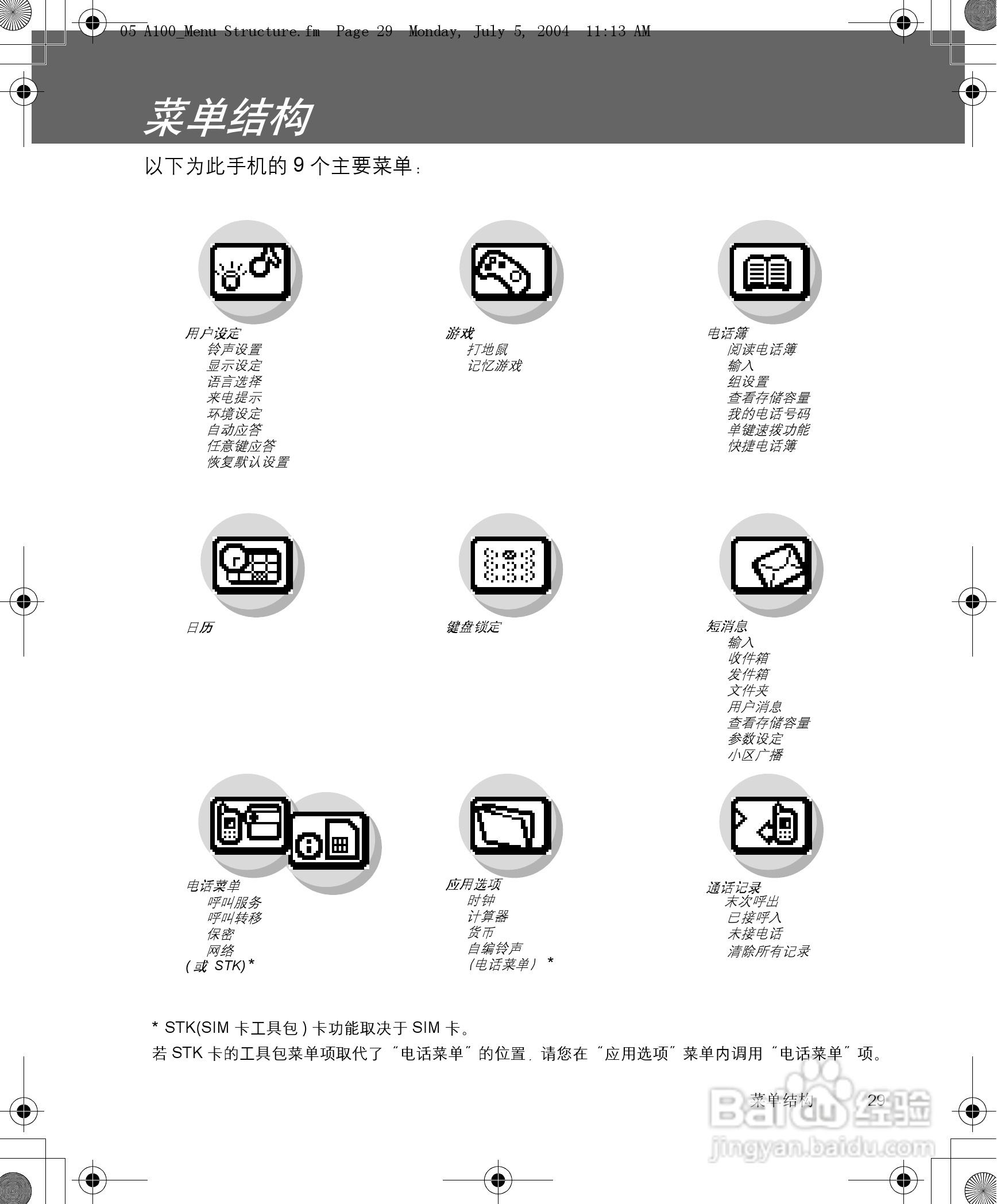 松下a101手机使用说明书:[4]