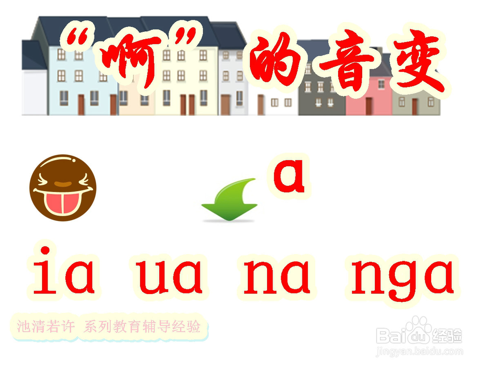 辅导孩子学习“啊”的音变