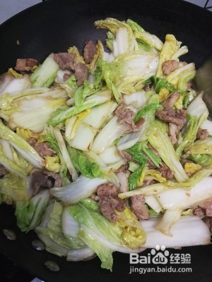 食补养生东北家常菜白菜炖豆腐