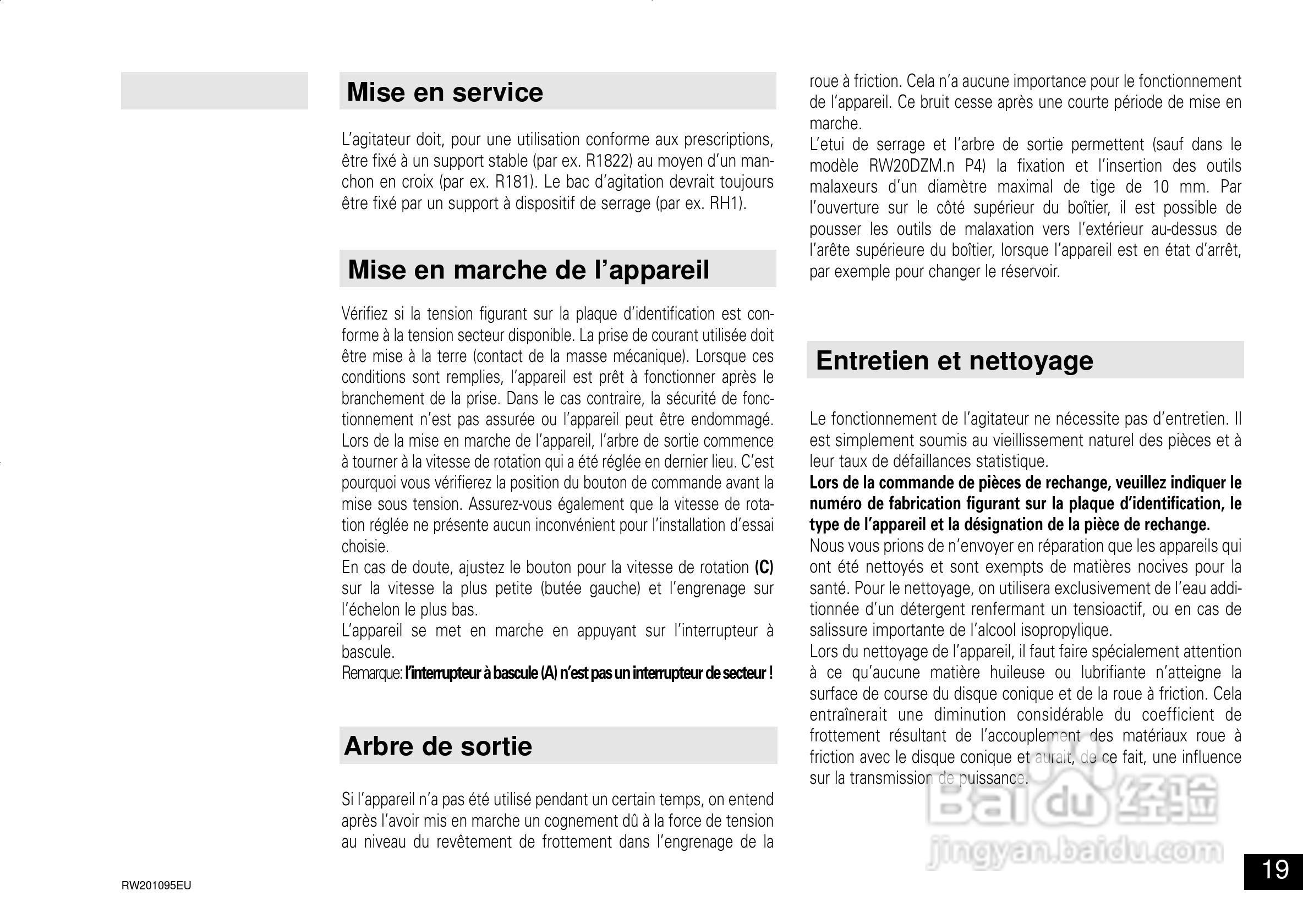 IKA RW 20 DZM.n 顶置式机械搅拌器使用说明书:[2]