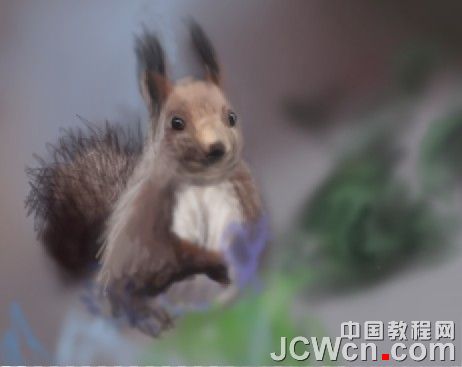 Photoshop鼠绘教程:绘制一只可爱的松鼠