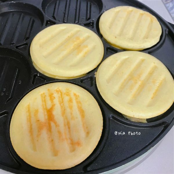 香蕉芝士夹心松饼