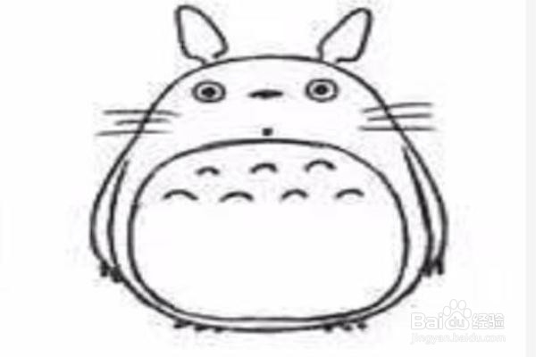 最受喜爱的动漫角色龙猫的画法