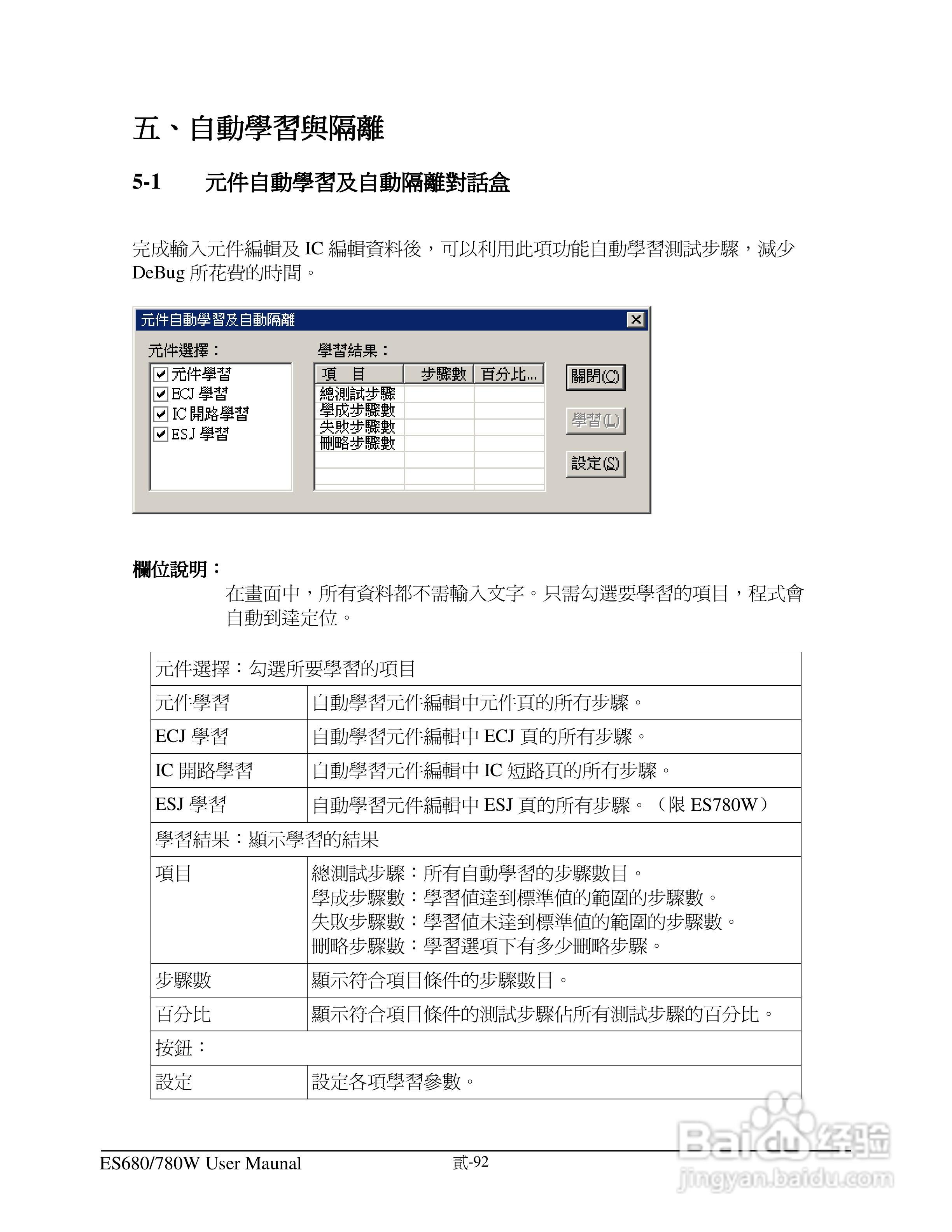 东之源 ES680W ES780W ICT在线测试仪操作手册:[11]