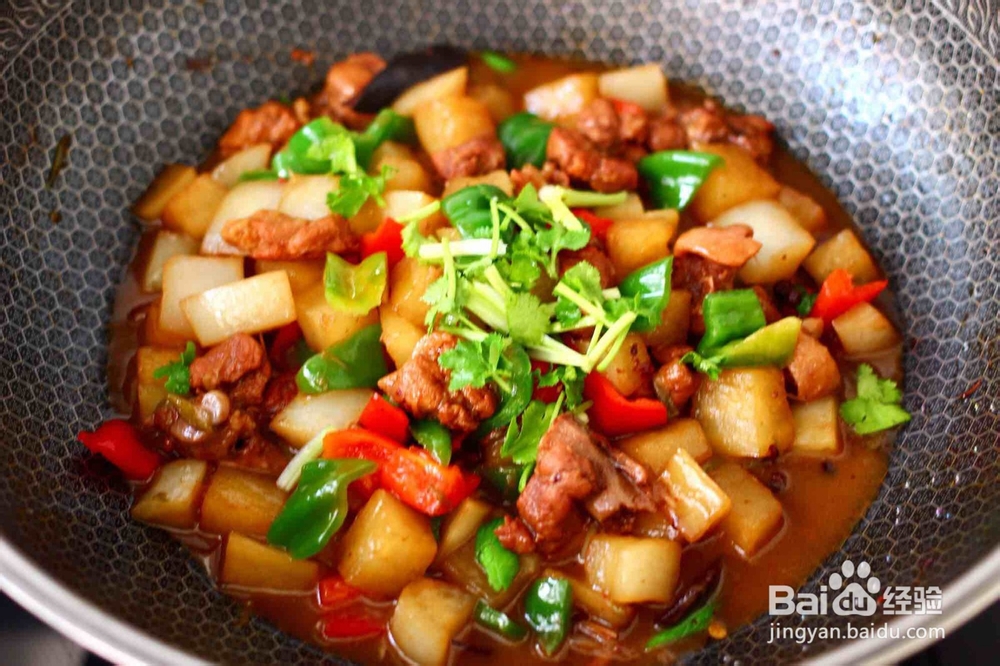 怎么做萝卜双椒啤酒炖鸭