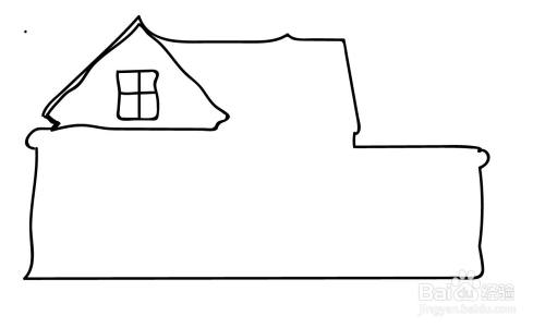怎么画房屋的简笔画