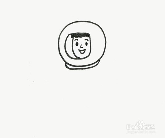 宇航员简笔画