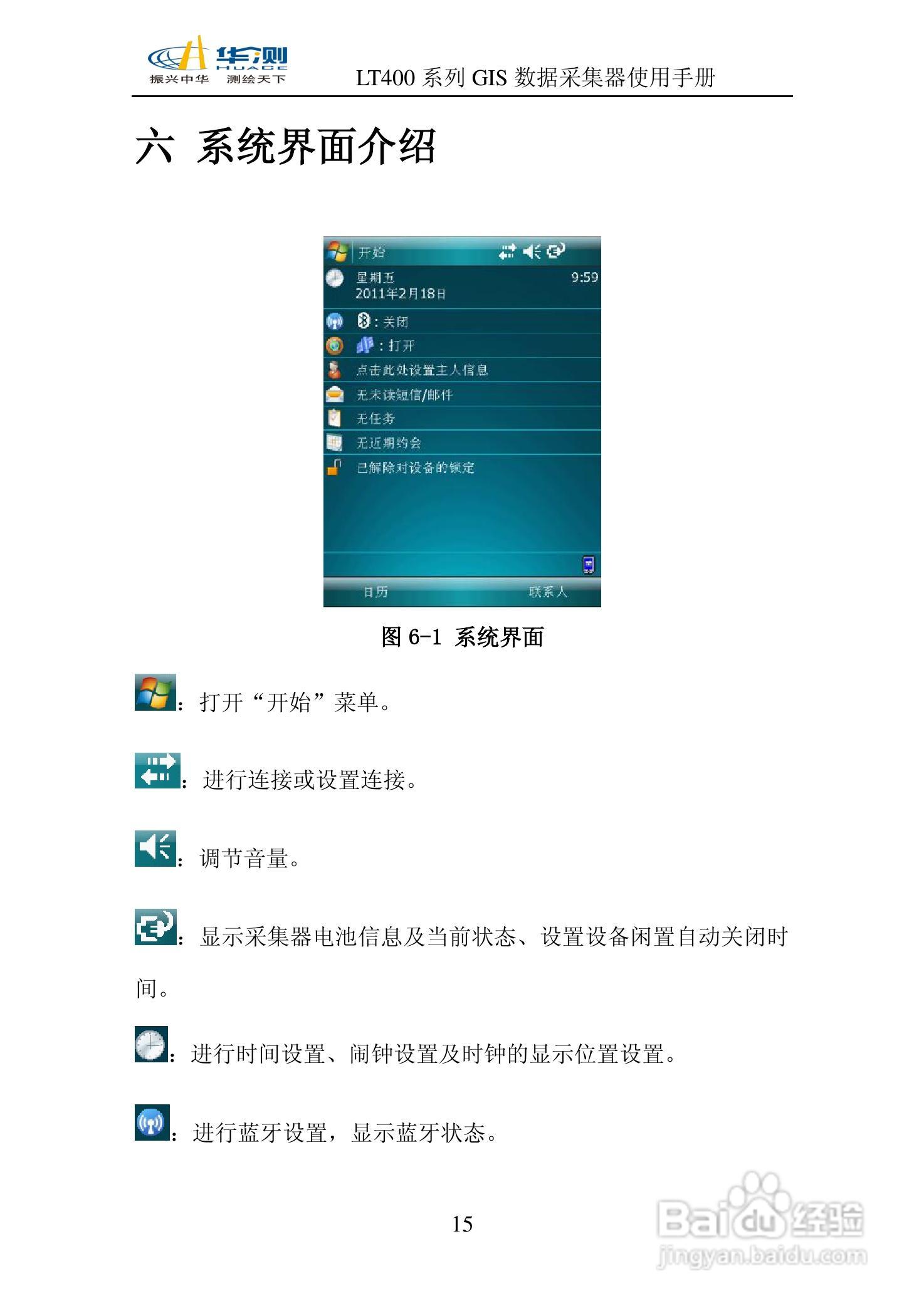 华测LT400 系列GIS 数据采集器说明书:[2]
