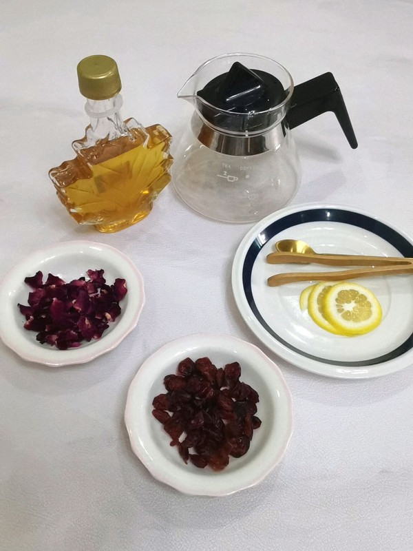 玫瑰花蔓越莓茶