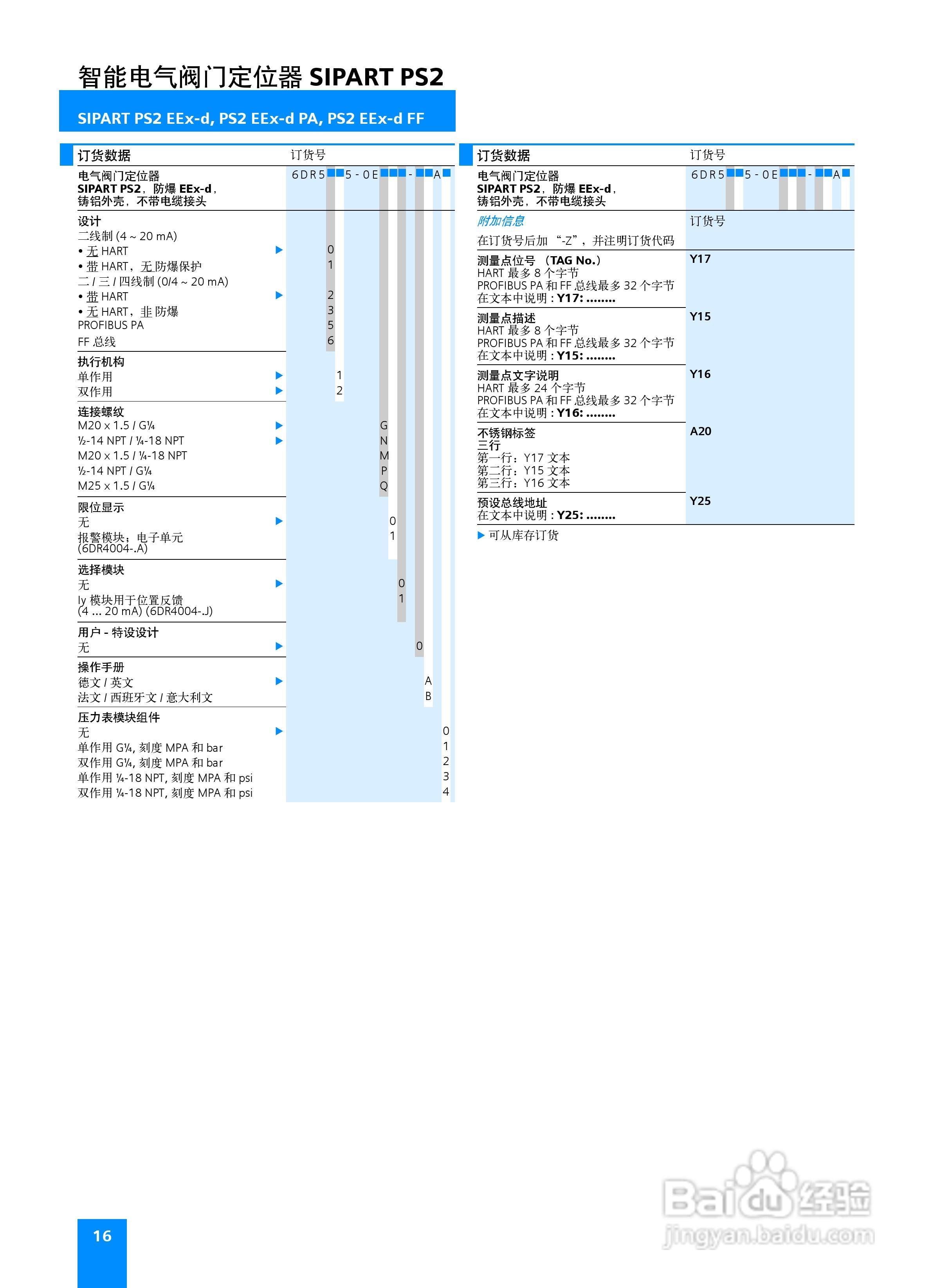 欧通SIPART PS2阀门定位器说明书:[2]