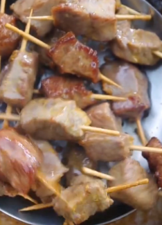 牙签牛肉的做法