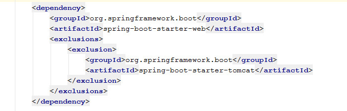 spring boot使用jetty作为web容器