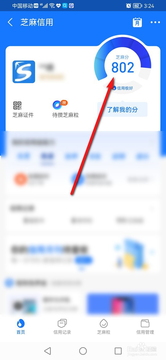 支付宝历史芝麻分怎么查看