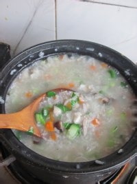 如何煮杂疏瘦肉粥