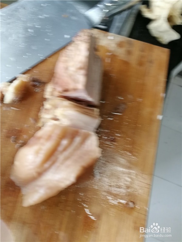 葱香蒸猪蹄膀肉片