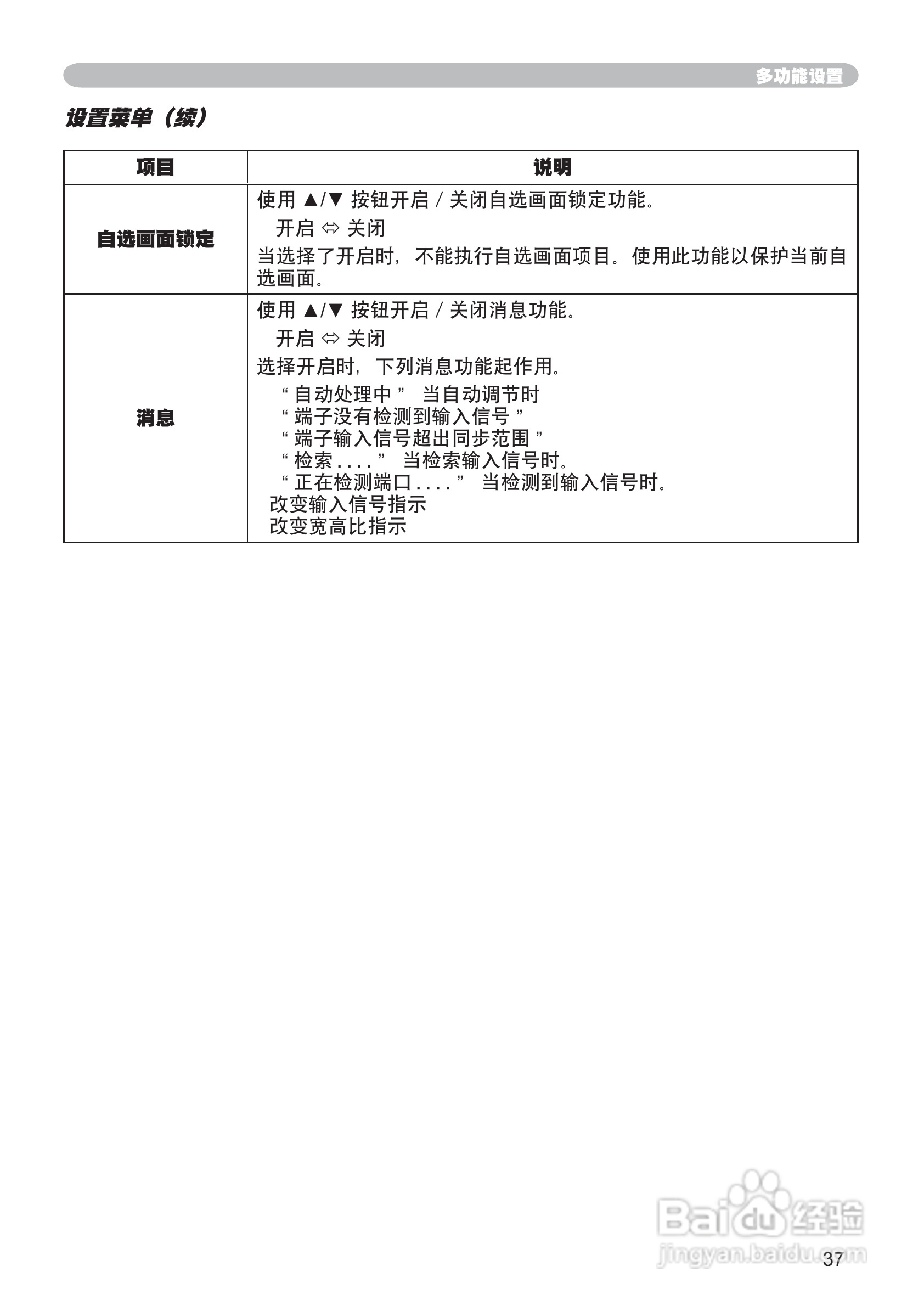 日立CP-RS55投影机使用说明书:[5]