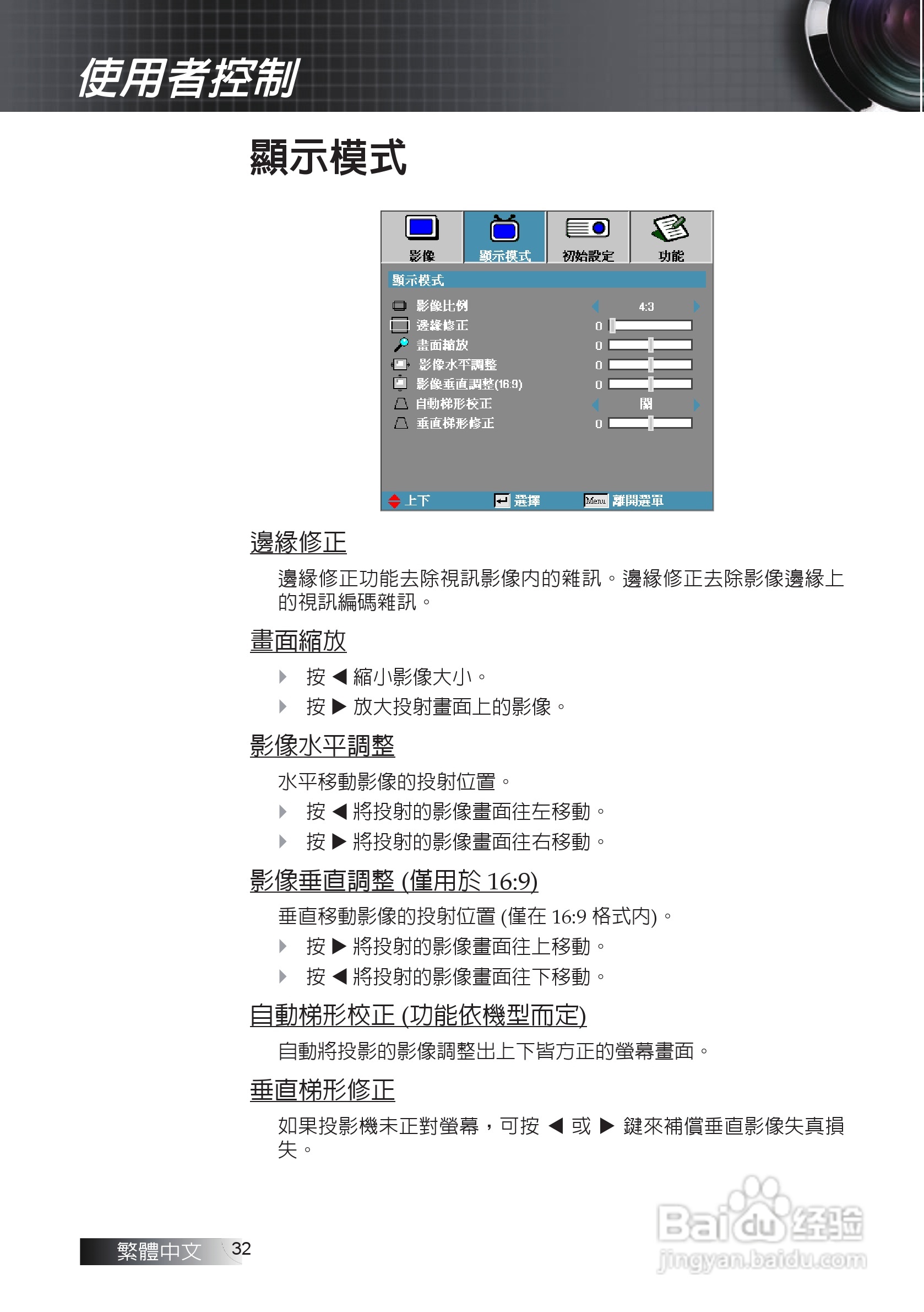 奥图码EX611投影机使用说明书:[4]