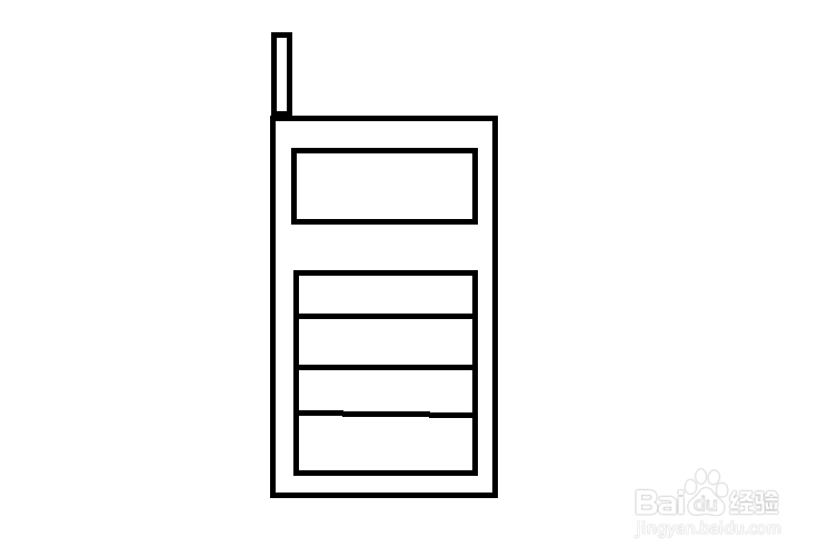 儿童简笔画教程：[2]怎样画手机
