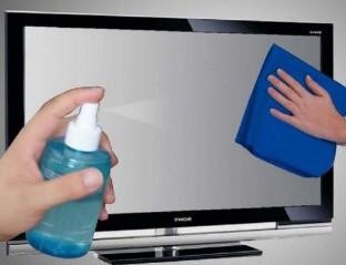 如何清洁平板电视