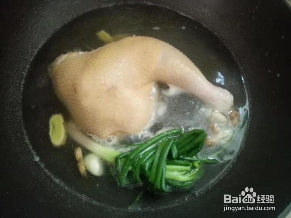 二人餐桌系列三，白切鸡