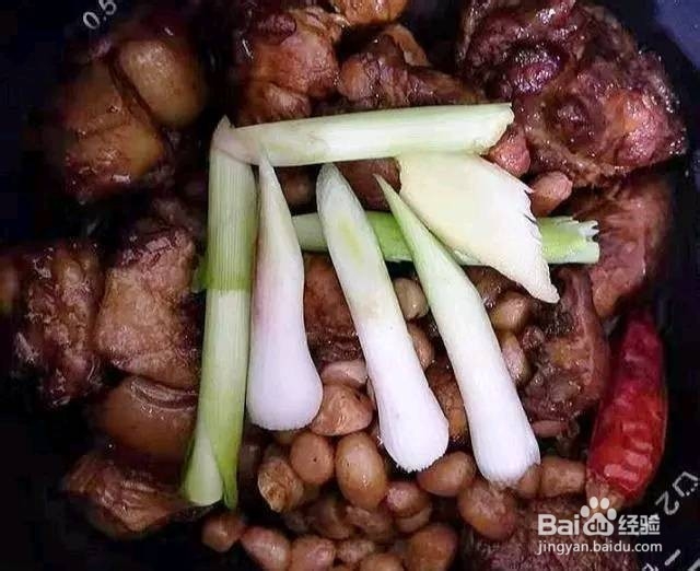 红烧肉炖花生如何做