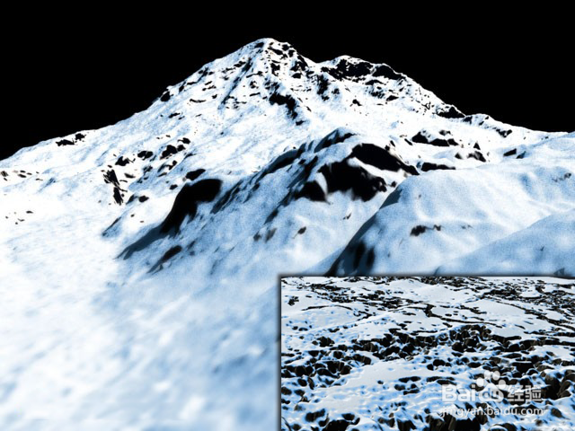3dMax关于制作雪的材质实例教程分享