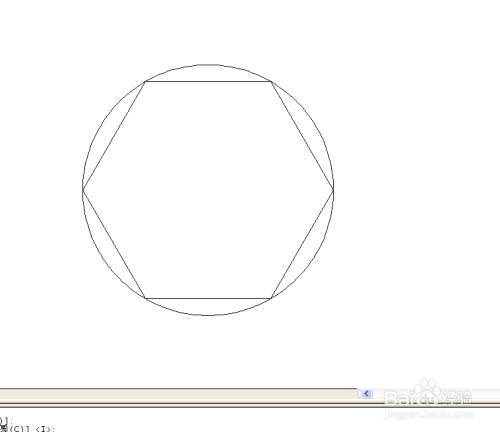 如何使用AutoCAD绘制圆的内切多边形