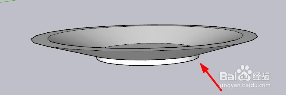sketchup怎么制作一个青花瓷盘子模型