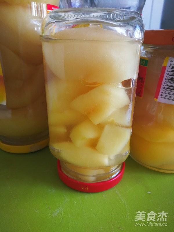 原汁桃罐头的做法