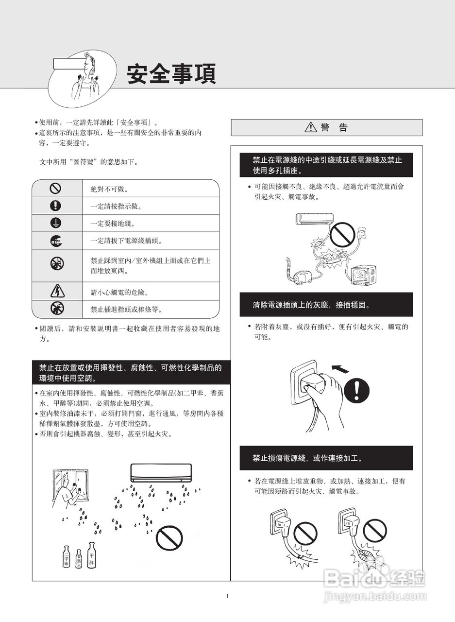 Mitsubishi三菱MSD-CD12VD-H1空调说明书:[1]