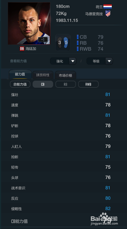 FIFA OL3马德里竞技球员推荐(后卫篇)