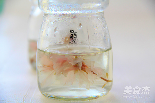 樱花果冻的做法