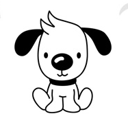 怎么画小狗狗的简笔画