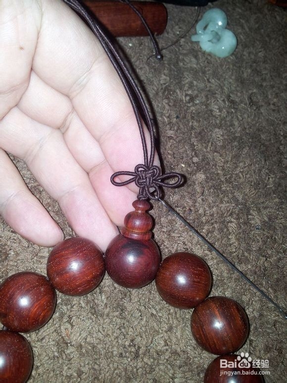 紫檀手链完成的关键—— 平安结系法