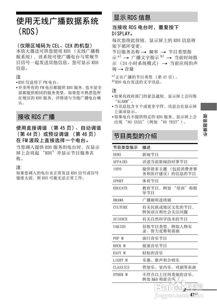 索尼HT-SF2300家庭影院使用说明书:[3]