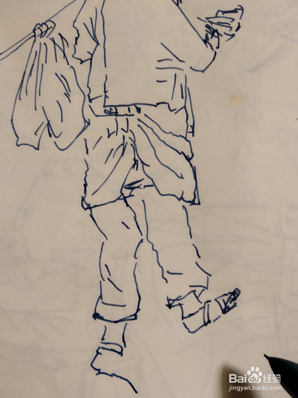 市井人物的白描方法