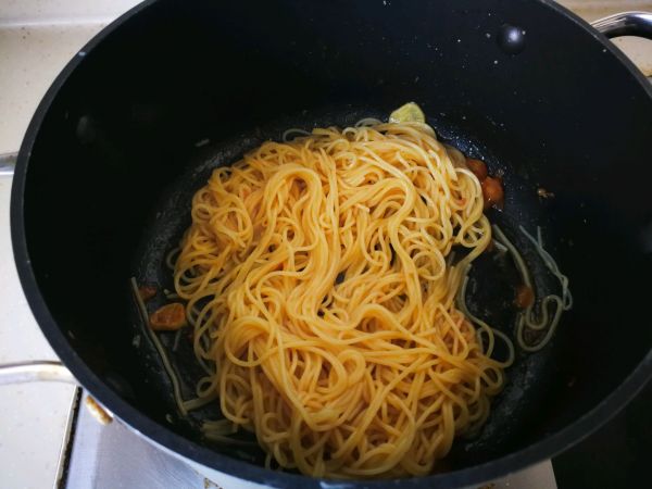 阿根廷红虾咖喱意面