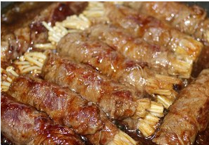 怎样做金针菇牛肉卷