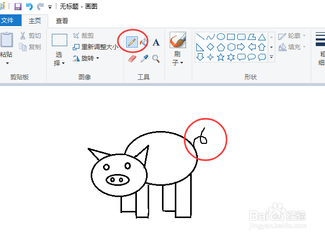 简笔画怎么画猪