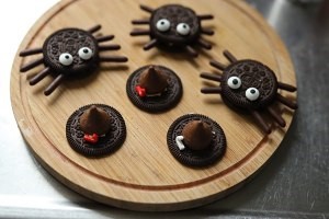 万圣节女巫帽&蜘蛛杯子蛋糕