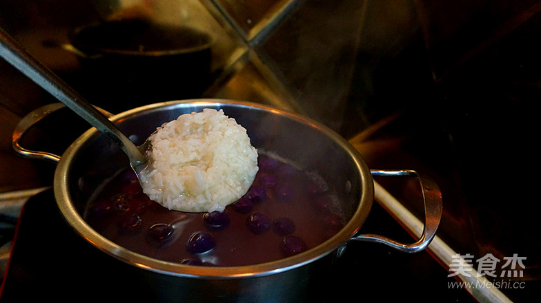 紫薯汤圆酒酿羹