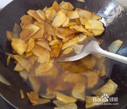 土豆辣椒炒杏鲍菇